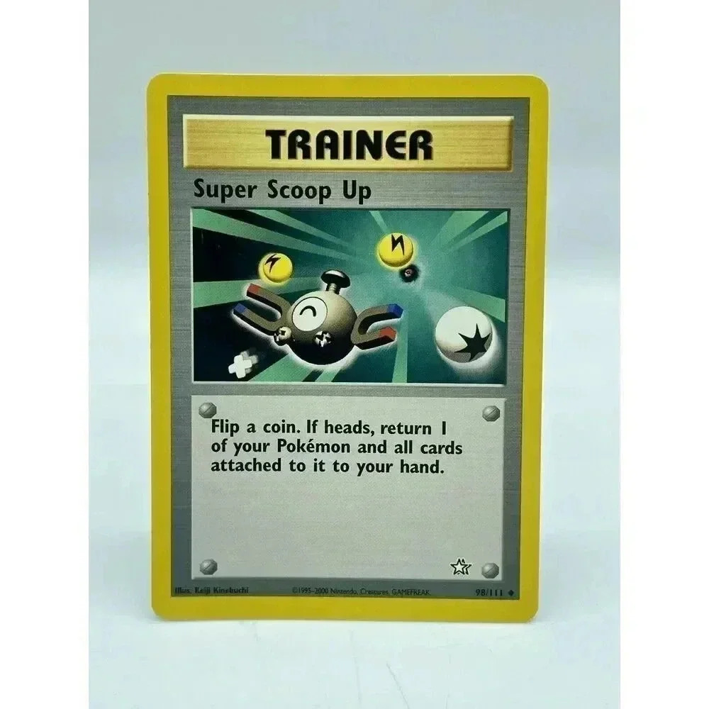 Super Scoop Up 98/111 Neo Genesis Unlimited Non-Holo Vintage 2000 Pokemon TCG NM